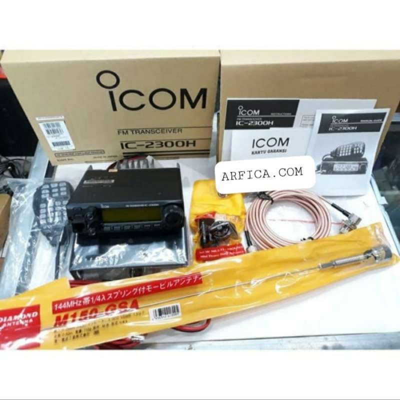 Kabel Program Rig Icom Promo Stok Terbatas Paket Rig Mobile Icom Ic-2300H Plus Antena Mobil ...