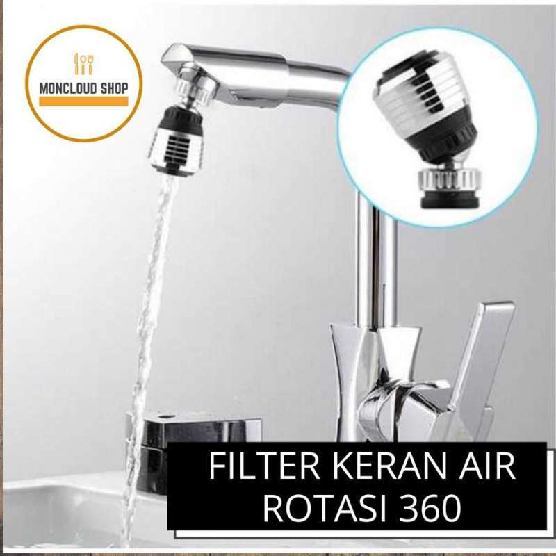 Jual Filter Air Kran Keran Air Flexible Saringan Aerator 360 Rotate