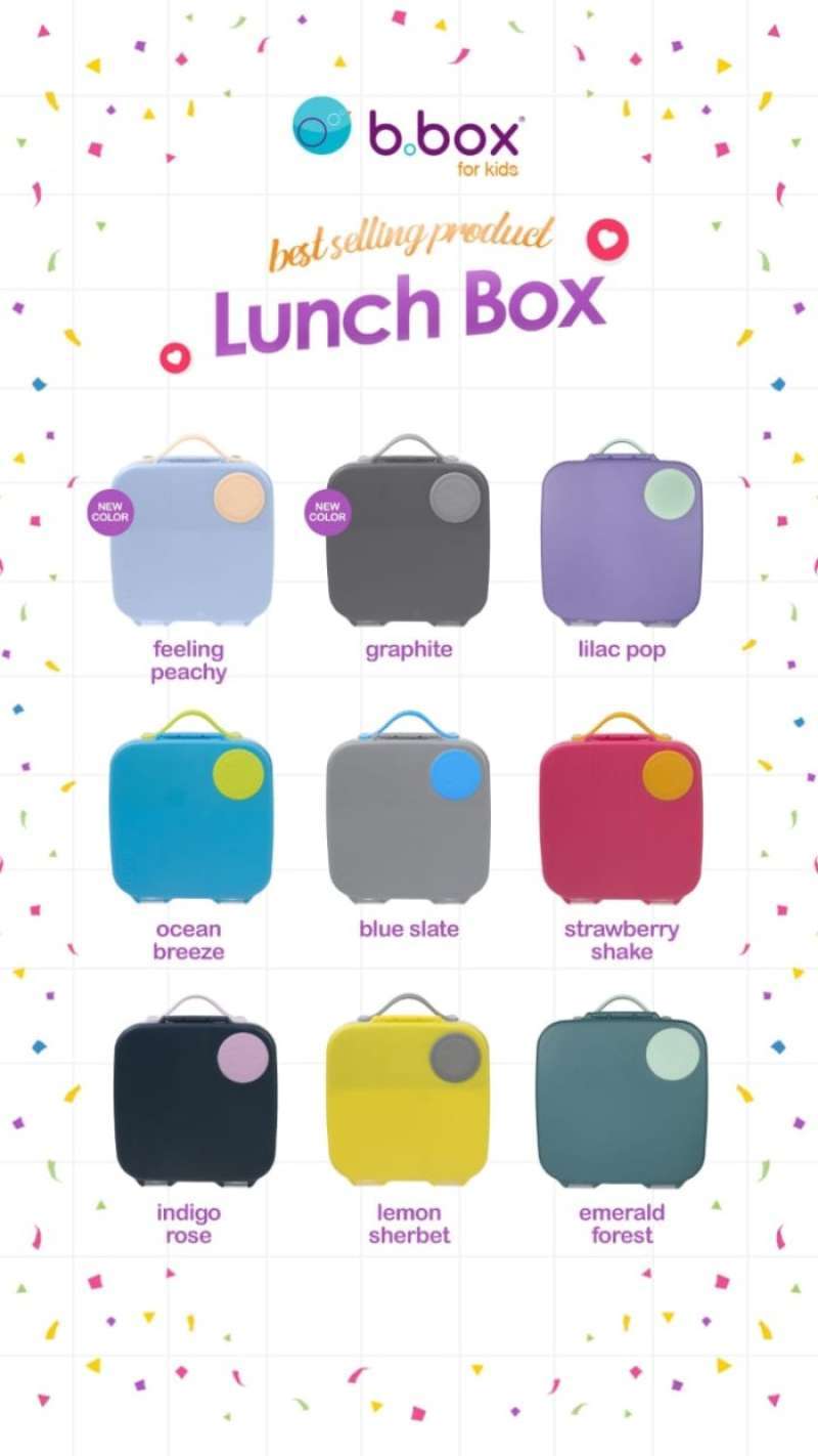 Jual Bbox Lunch Box B.Box b box tempat makan kotak makan anak Free ICE