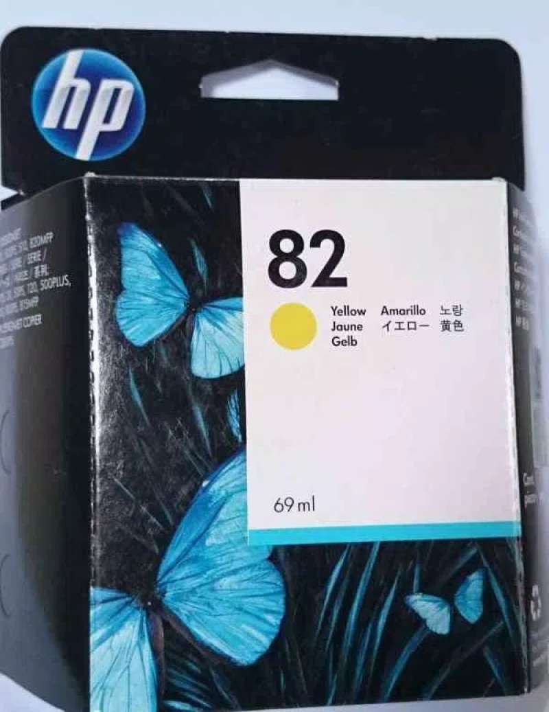 Jual Tinta Hp 82 Yellow 69ml Ink Cartridge C4913a Di Seller Print Scan ...