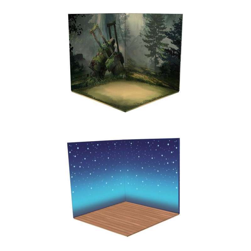 Promo 2pieces 112 Scale Backdrop Scene Display Background Organizer