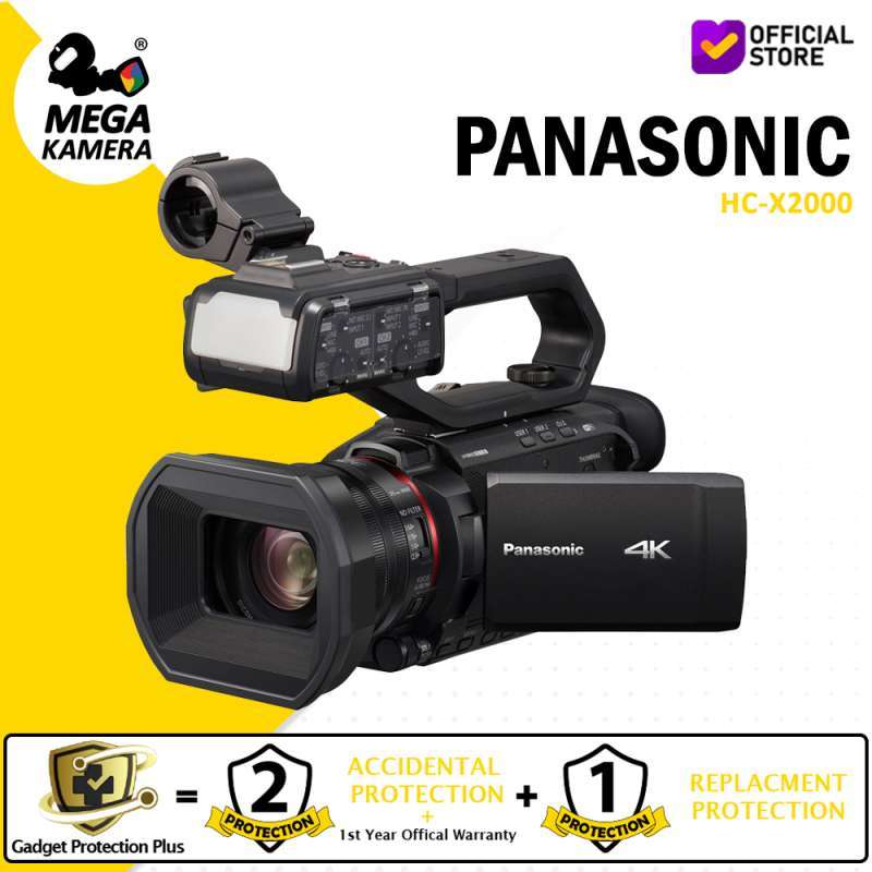 Panasonc X2000 4K Professonal Camcorder Wth 24x Optcal Zoom, WF