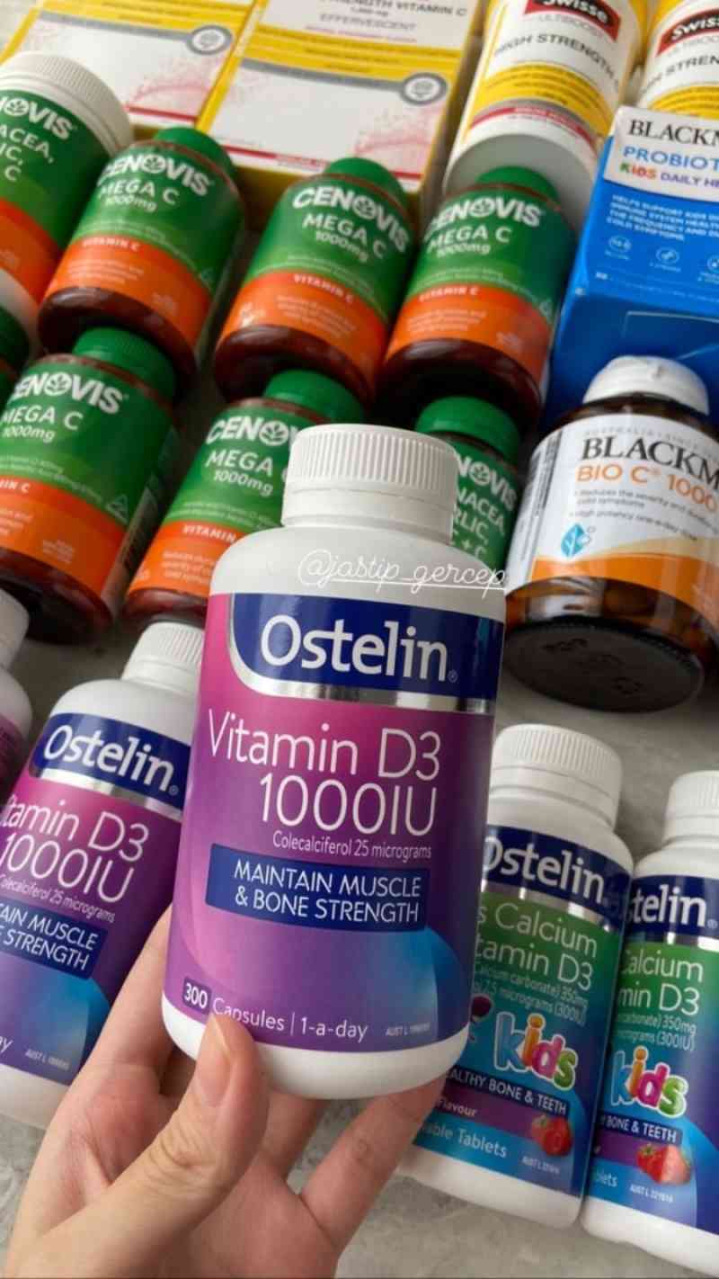 Jual Ostelin Vitamin D3 1000iu Original Aussie Di Seller Afifah Tick Kartini, Kota Jakarta