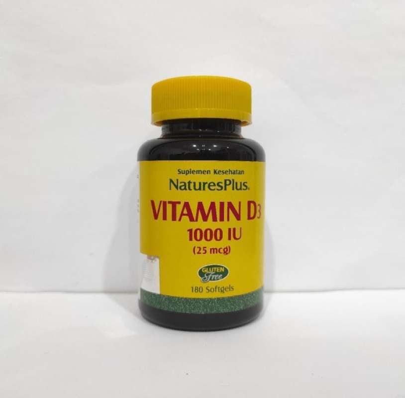 Jual NATURES PLUS VITAMIN D3 1000 IU 180 SOFTGELS di Seller Afifah