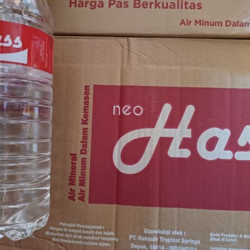Jual Air Minum Neo Hass 555ml - Air Mineral Murah Eceran Air Botol ...
