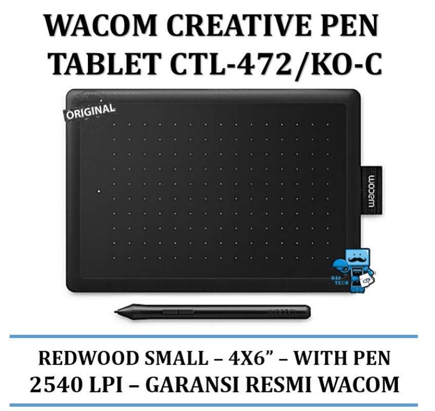 Promo Wacom Creative Pen Tablet Ctl-472 - One By Wacom Diskon 5% Di ...