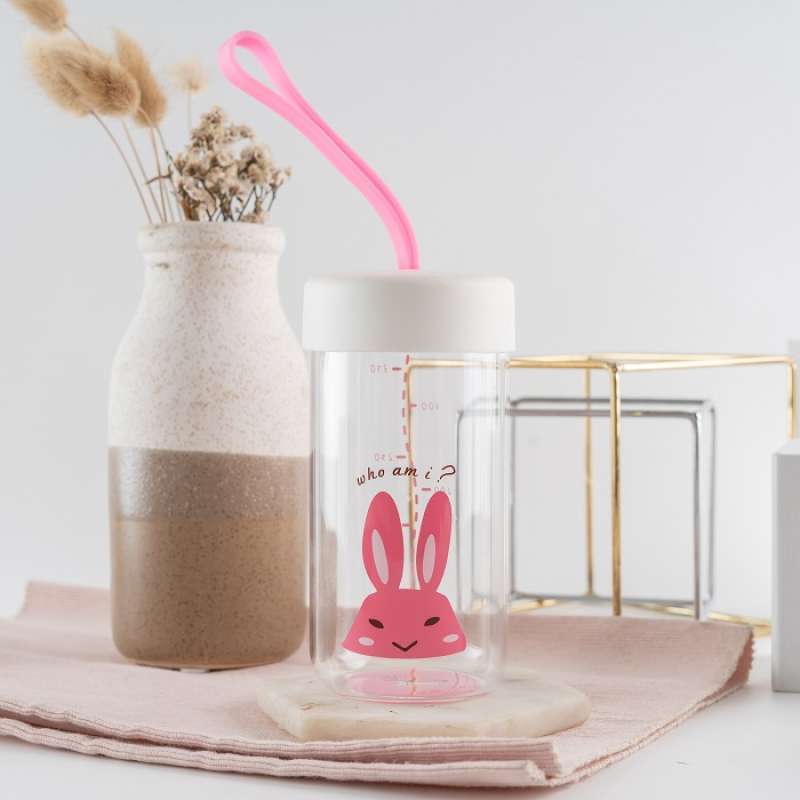 Jual RUMAUMA Botol Air Minum Kaca Anak Glass Water Bottle ...