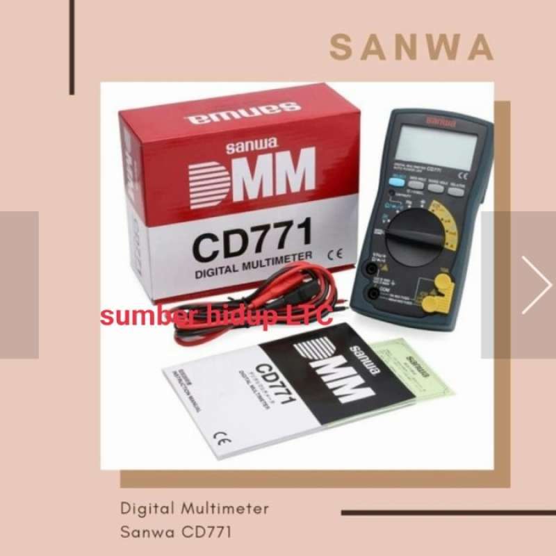 Jual Sanwa Cd771 Multimeter Digital Cd 771 Jepang Asli Di Seller Umar