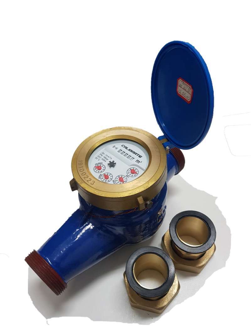 Promo WATER METER 1,5 INCH CALIBRATE DN40 CONNECTION SCREW/DRAT Diskon