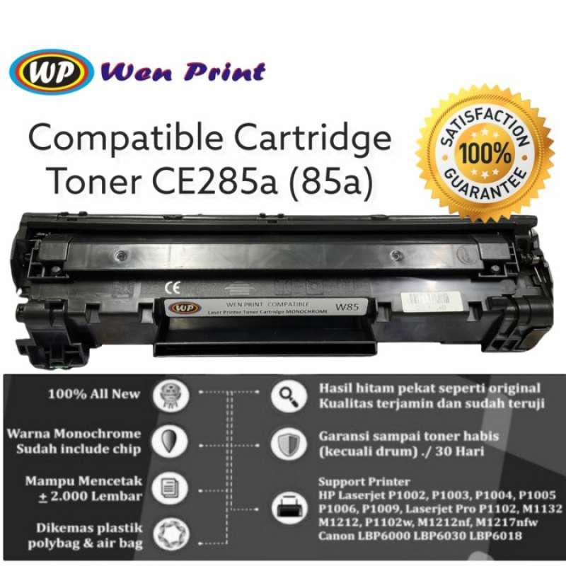 Promo Toner Cartridge Compatible Ce285 (85A) Printer Hp Laserjet 1102