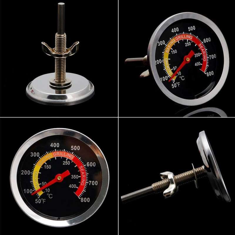 Jual Bimetal Termometer Oven Food Frying Thermometer Grill Barbecue BBQ