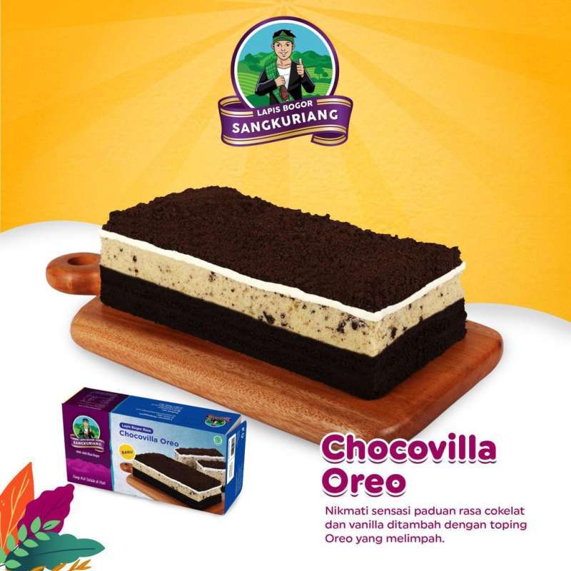Jual LAPIS BOGOR SANGKURIANG RASA CHOCOVILLA OREO di Seller Mahkota