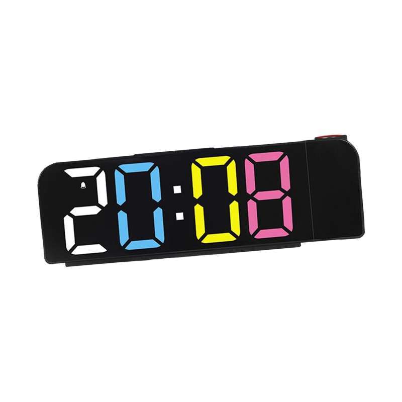 Promo Digital Desktop Clock Multifunctional Silent LED Alarm Clock