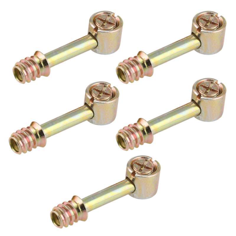Promo 5x Furniture Fixing Screw Locking Cam Bolt Nut Fittings