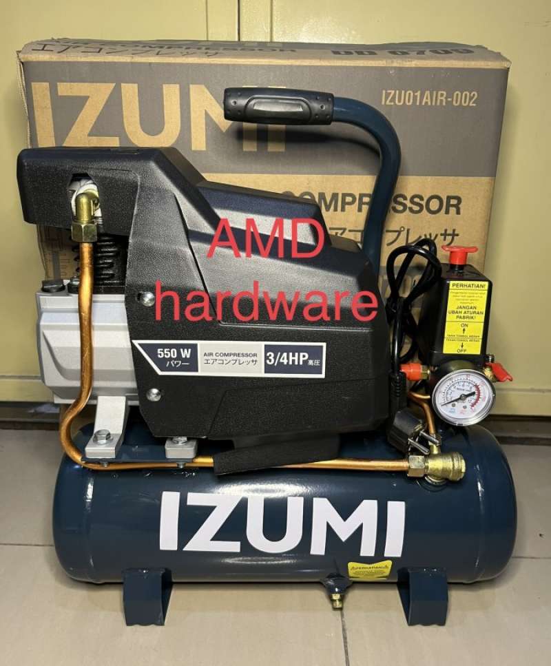 Promo Air Compressor Direct Kompresor Angin Listrik 3/4Hp Dd0709 Izumi