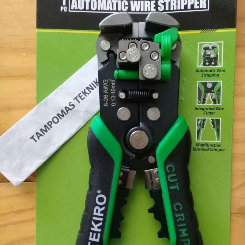 Promo Tang Kupas Kabel Tekiro Automatic Wire Stripper Diskon 50% di ...