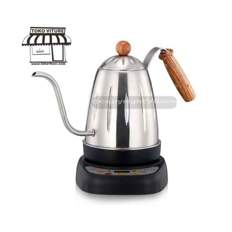 Promo Diguo Temperature Digital Electric Gooseneck Kettle Teko DG18