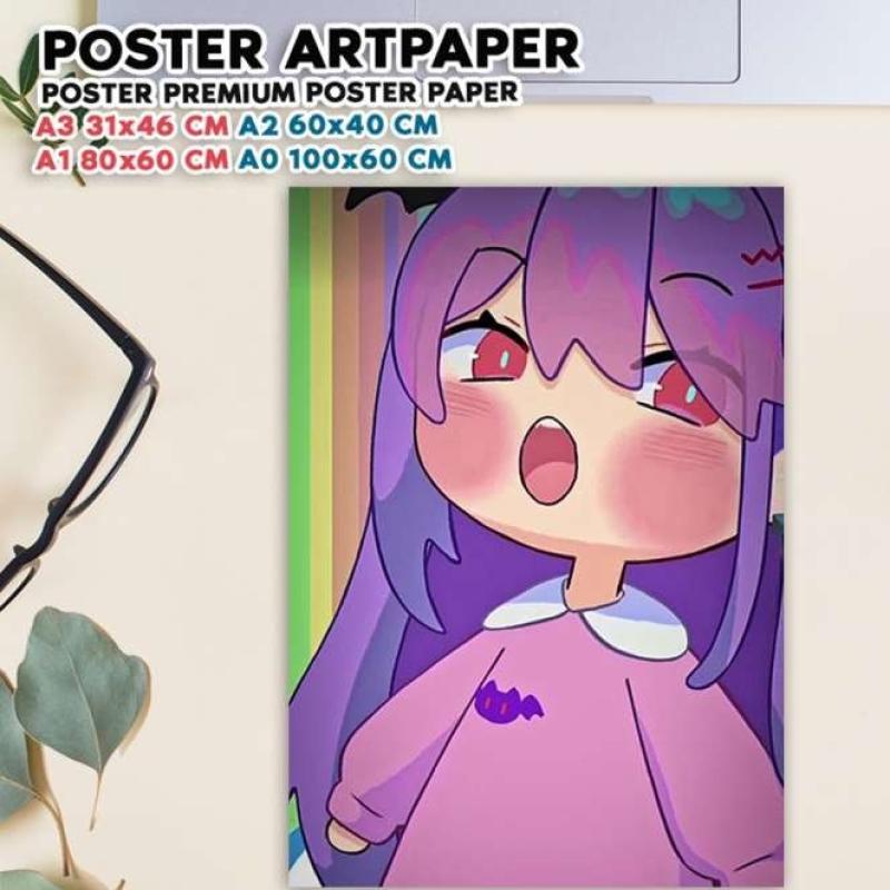 Promo Poster Mythia Batford Hiasan Dinding Tema Anime Vtuber Virtual ...