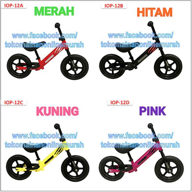Promo Sepeda Keseimbangan, Balance Bike, Push Bike, Kick Bike RMB