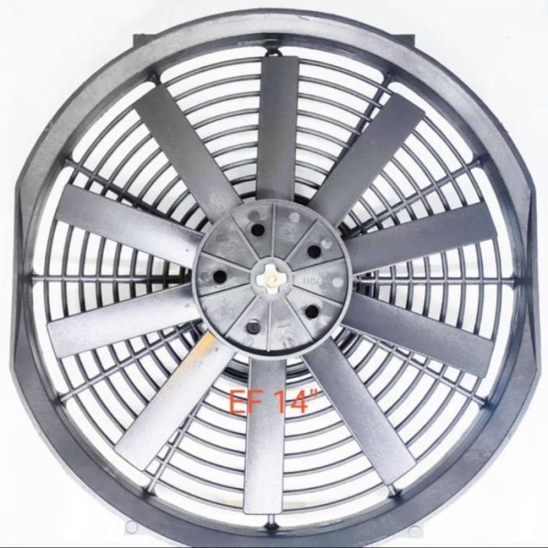 Promo KIPAS KONDENSOR AC MOBIL EXTRA FAN RANGKA BACO 14 INCH 12 VOLT