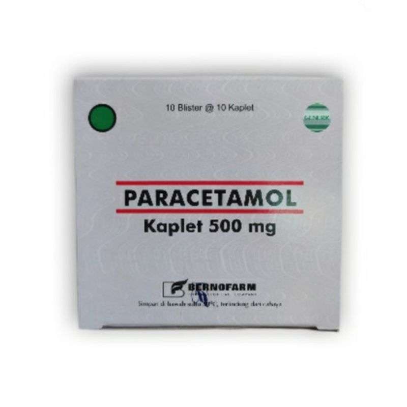 Jual PARACETAMOL BERNOFARM 500 MG BOX 100 KAPLET di Seller APOTEK