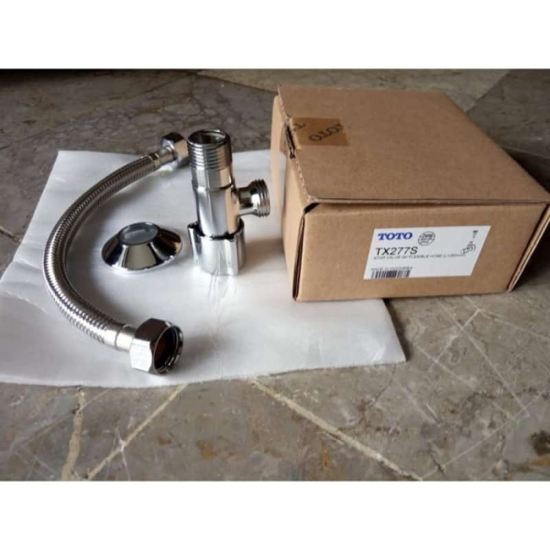 Promo Stop Valve W/Flexible Hose Type Tx277S Toto Diskon 17 di Seller