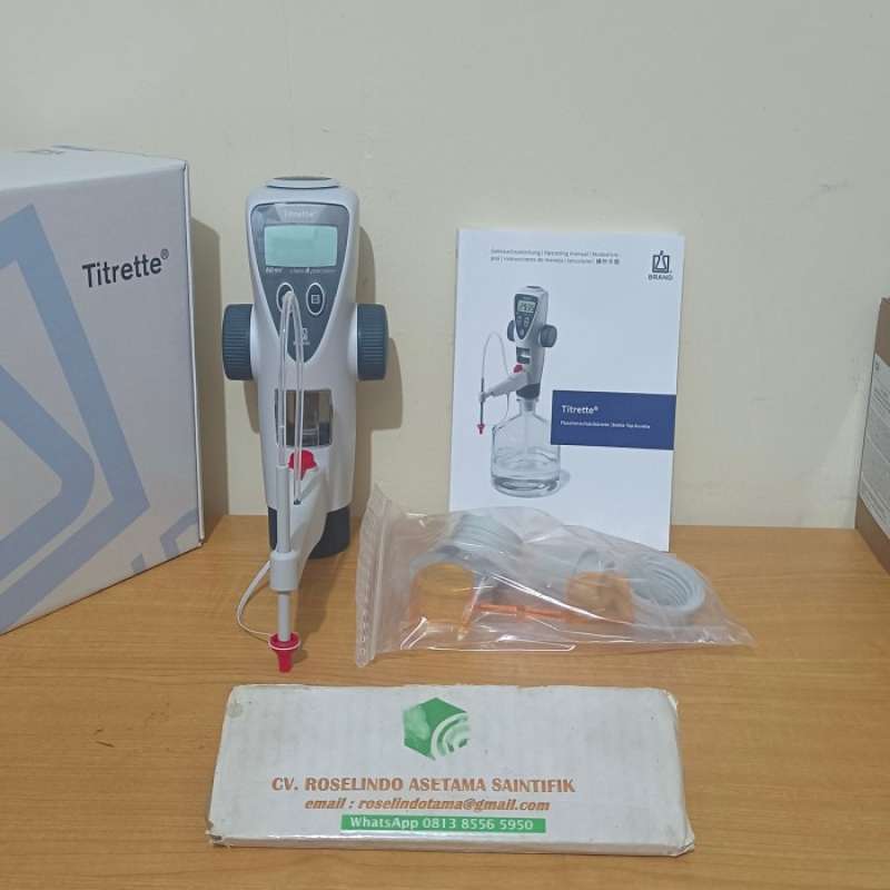 Promo BRAND 4760161 Digital Burette Titrette cap. 50 ml Bottle Top