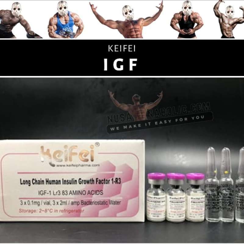 Promo IGF 1 Long R3 Insuline Growth Factor HGH 3 vial Keifei Meditech