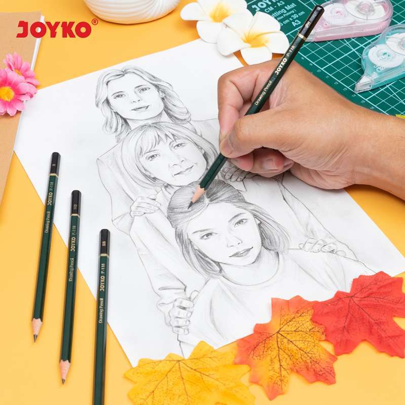 Jual Drawing Pencil Pensil Untuk Menggambar Joyko P-118 1 Box 12 Pcs