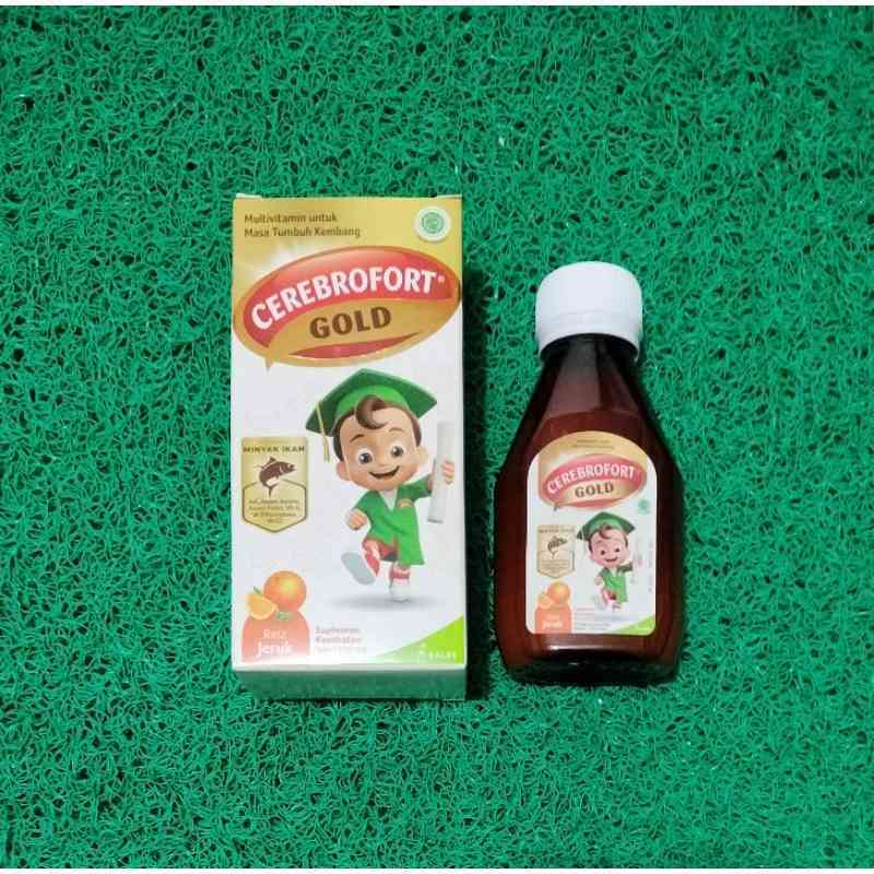 Jual Cerebrofort Gold Syrup 100 ml Multivitamin anak Apotek Embun