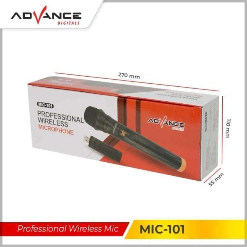 Jual MIC WIRELES MC101 / MIC TANPA KABEL ADVANCE MIC-101/ MIC101 / MIC ...