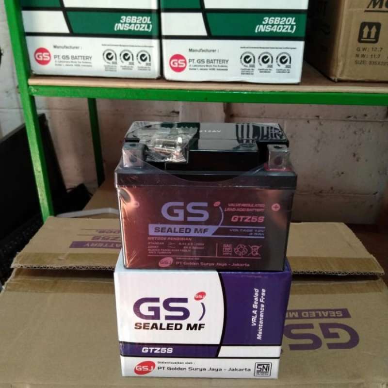 Promo Aki Motor Suzuki Spin Shogun 125 Nex Skywafe Gs Gtz5S Mf Aki