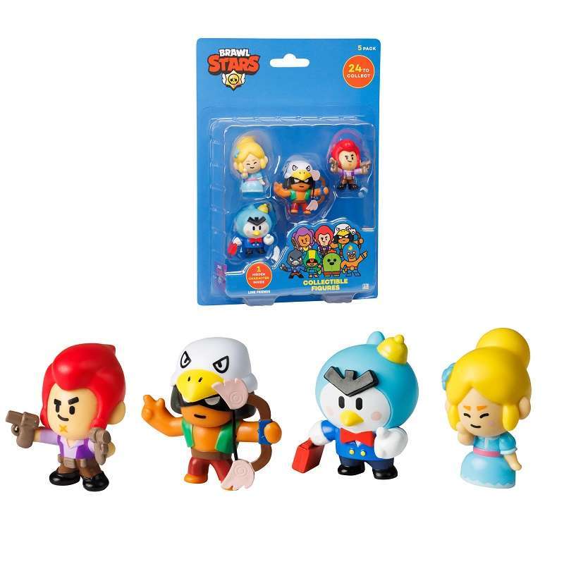 Promo Mainan Mini Action Figure Brawl Stars Figures 5 Pack Asst B