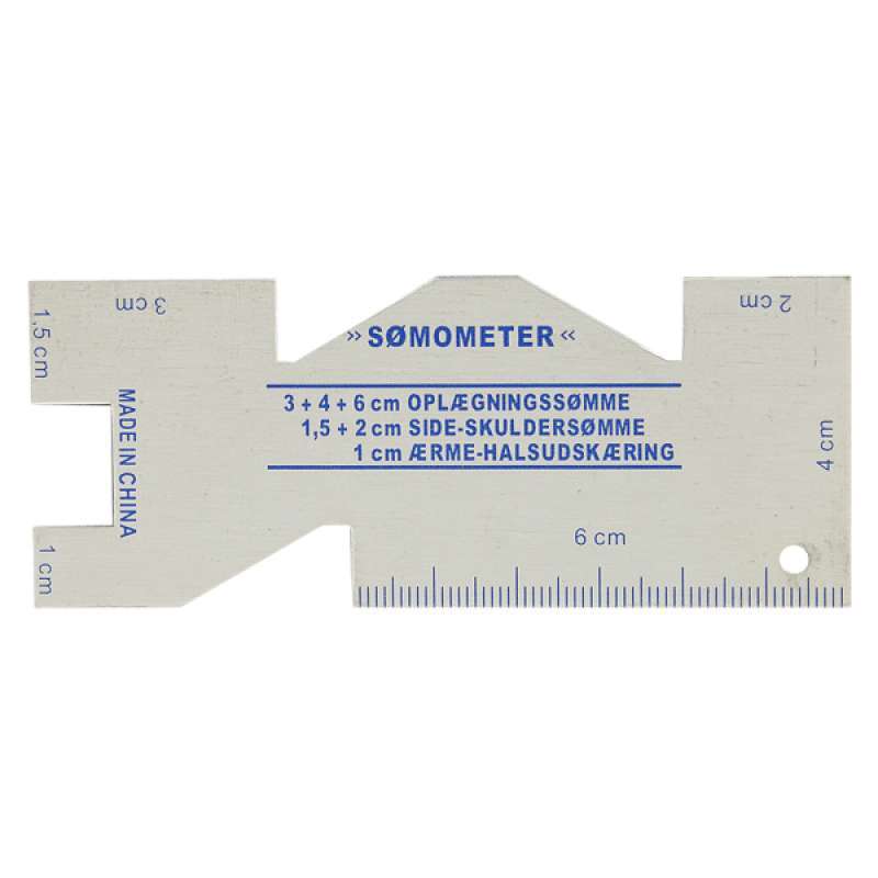 Jual Metal Somometer Sewing Gauge Rulers Quilting Measurement For