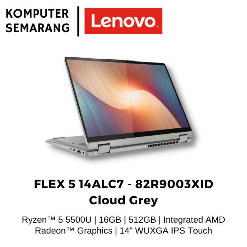 Promo Lenovo Flex 5 14ALC7 3XID Cloud Grey [Ryzen™ 5 5500U/16GB/512GB