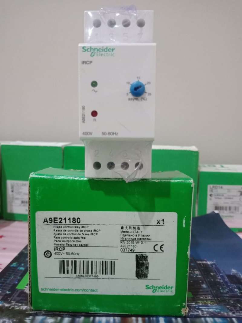 Promo IRCP SCHNEIDER / RCP / PHASE RELAY /LKONTROL PHASE FAILURE A9E2118 Diskon 33 di Seller
