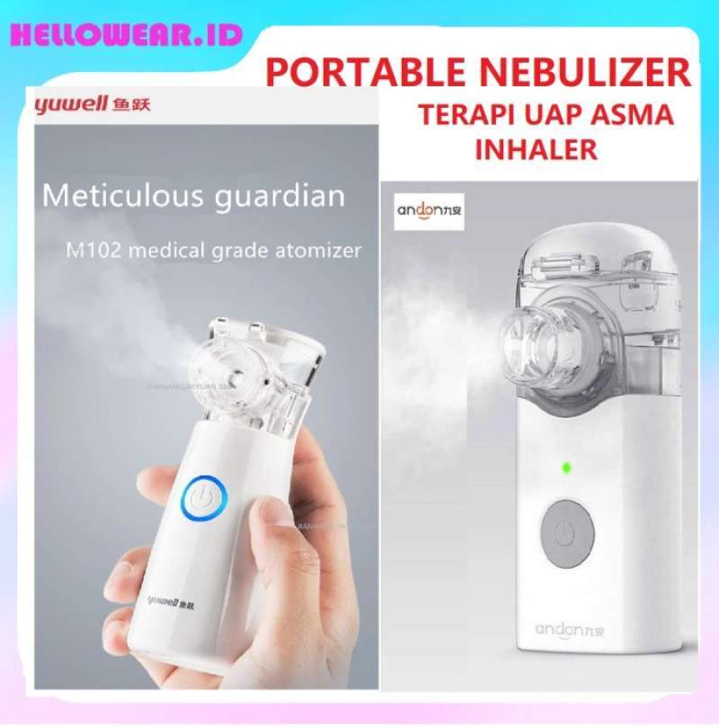 Jual Andon Nebulizer Yuwell Nebulizer Portable Terapi Uap Asma Omron ...