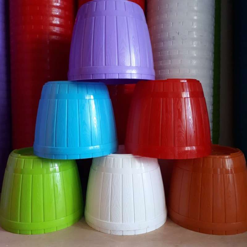 â Pot Bunga Plastik Gentong Warna Warni 18 Kecil Terbaru Agustus 2021