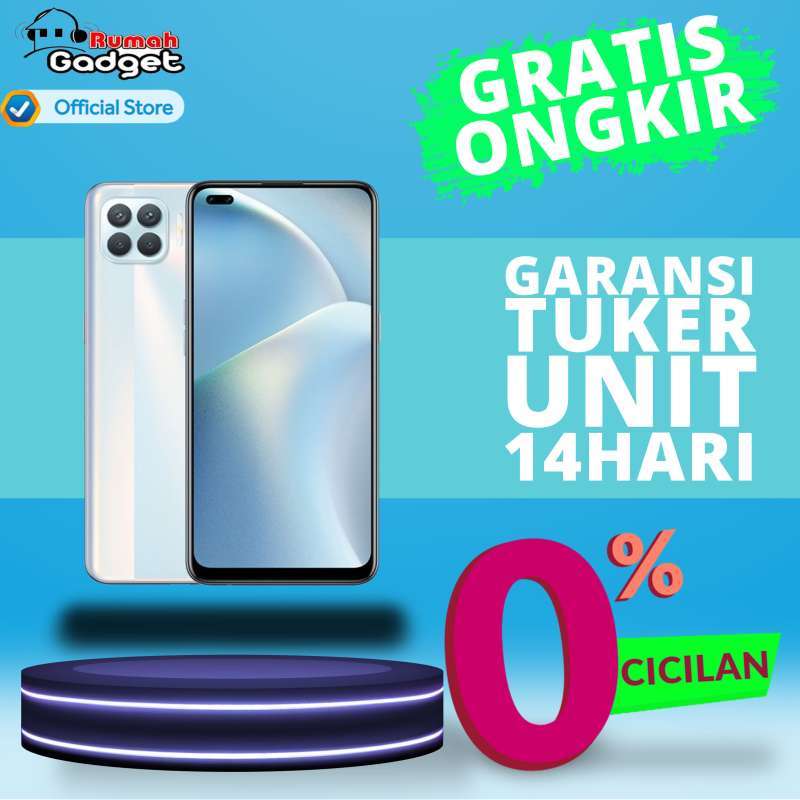 Jual OPPO RENO 4F ( 8GB-128GGB ) GARANSI    RESMI Online