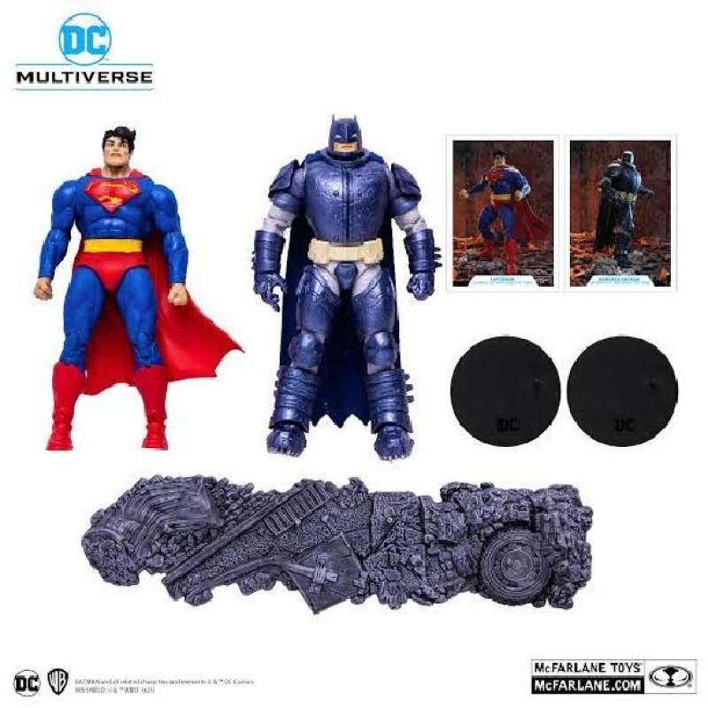 Jual DC Multiverse Superman V Armored Batman Multipack Action Figure di ...