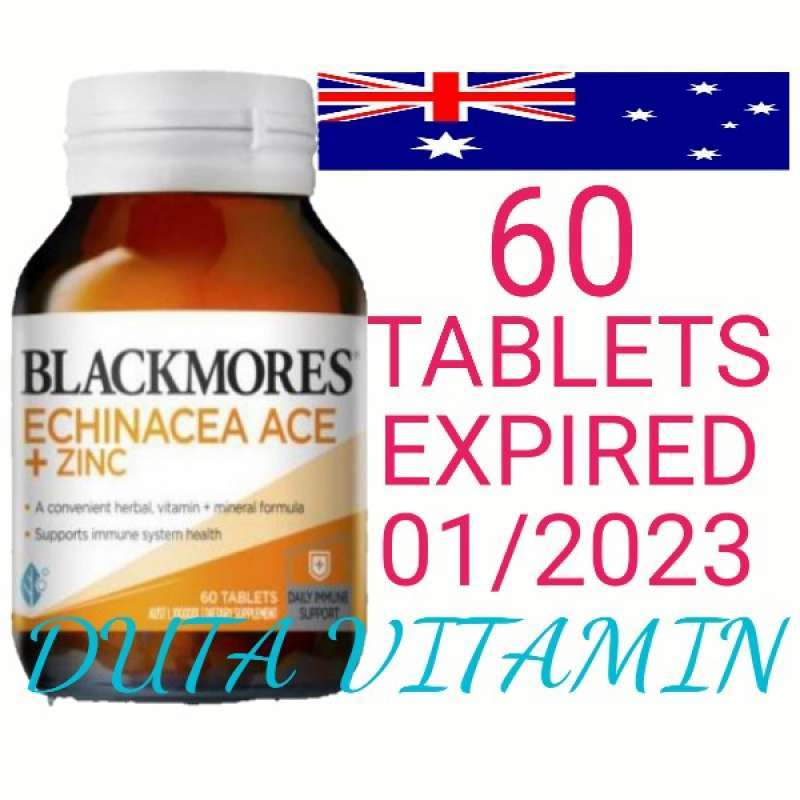 Promo blackmores echinacea ace + zinc daily immune 60 Tablets Diskon 33