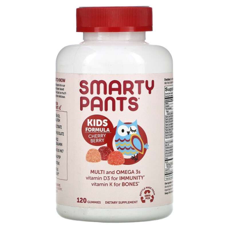 Jual Smarty Pants Kids Multi Omega 3s Vitamin D3 Cherry Berry - Imun ...