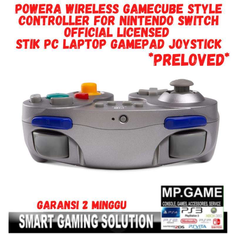 Jual Powera Wireless Gamecube Style Controller Silver Switch Pc Laptop ...