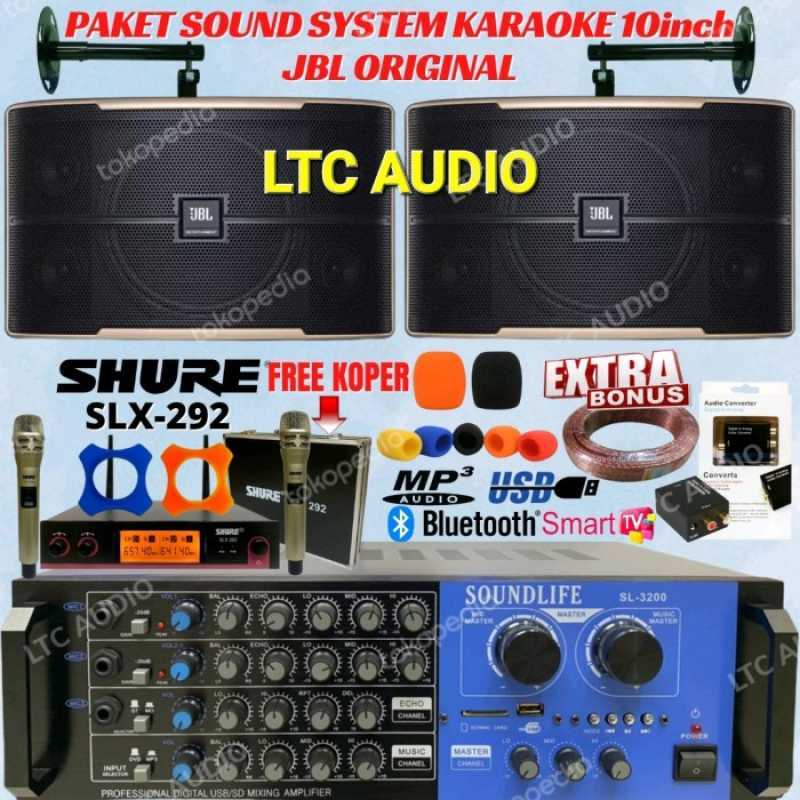 Promo PAKET KARAOKE SOUND SYSTEM JBL 10 INC ORIGINAL ( BEST 2) Diskon