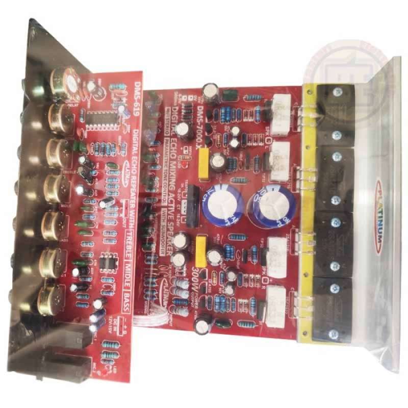 Promo KIT POWER DMS7000X SPEAKER AKTIF ACTIVE SANKEN DMS7000.X PLUS MIXER AR4 Diskon 50 di