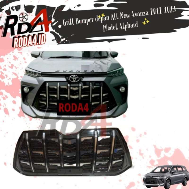 Jual Grill Bumper Depan Toyota All New Avanza 2022 2023 Model Alphard di Seller Roda 4 Store (F
