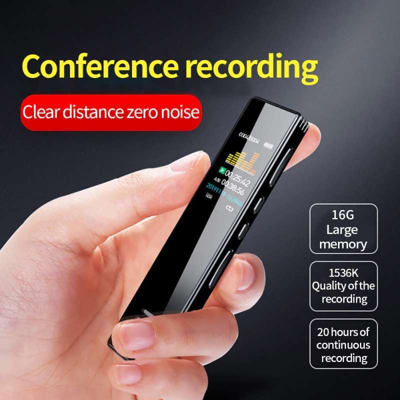 Promo Audio Voice Recorder Digital 16gb Stereo Sound Alat Perekam Suara ...