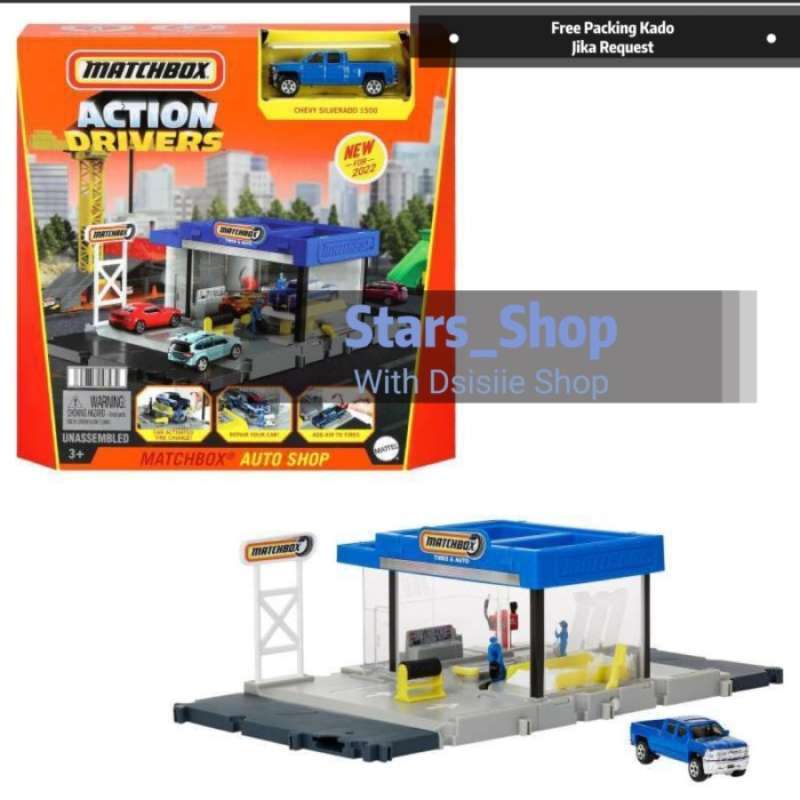 Matchbox Auto Promo Matchbox Action Drivers Matchbox Auto Shop Playset Original ...
