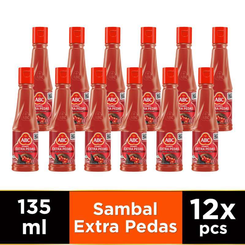 Promo ABC Sambal Extra Pedas 135 ml - Multipack 12 pcs di Seller HEINZ
