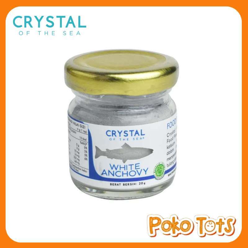 Jual Crystal of the Sea White Anchovy Food Powder 20gr Bubuk Ikan Teri